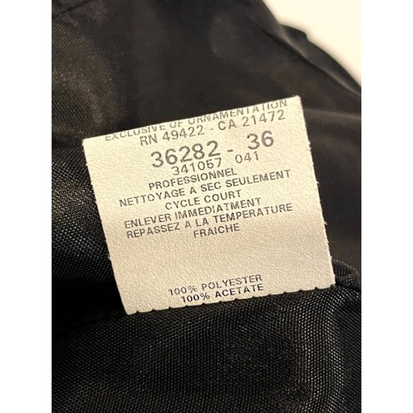 Jessica McClintock Gunne Sax Women Vintage 1990s Prom Maxi Dress Black Sz 5/6 - Picture 9 of 9